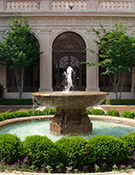 Fountain in freer courtyard
