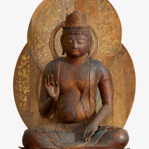 F1962_21 carved wooden bodhisattva