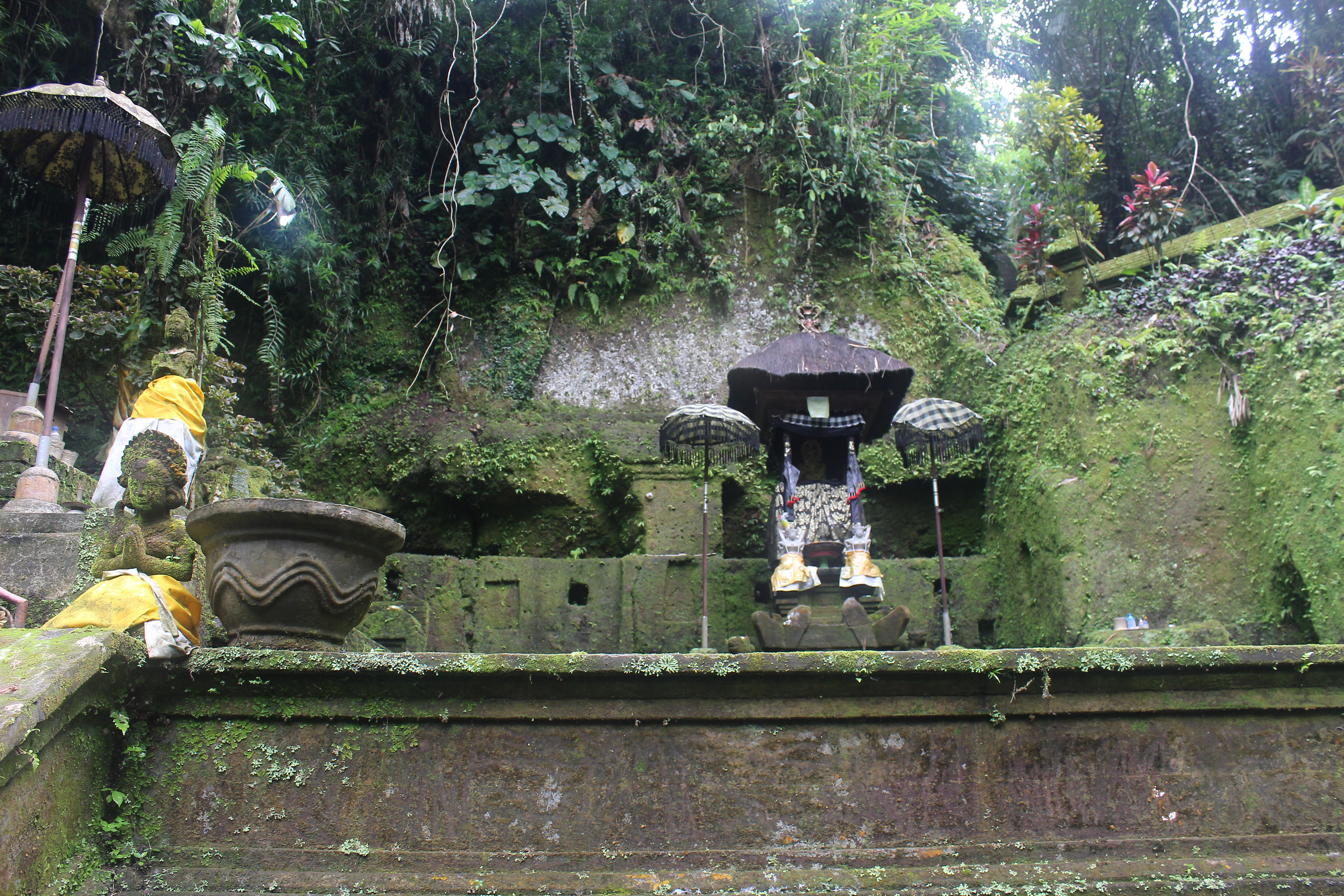 Bathing shrine in the jungle