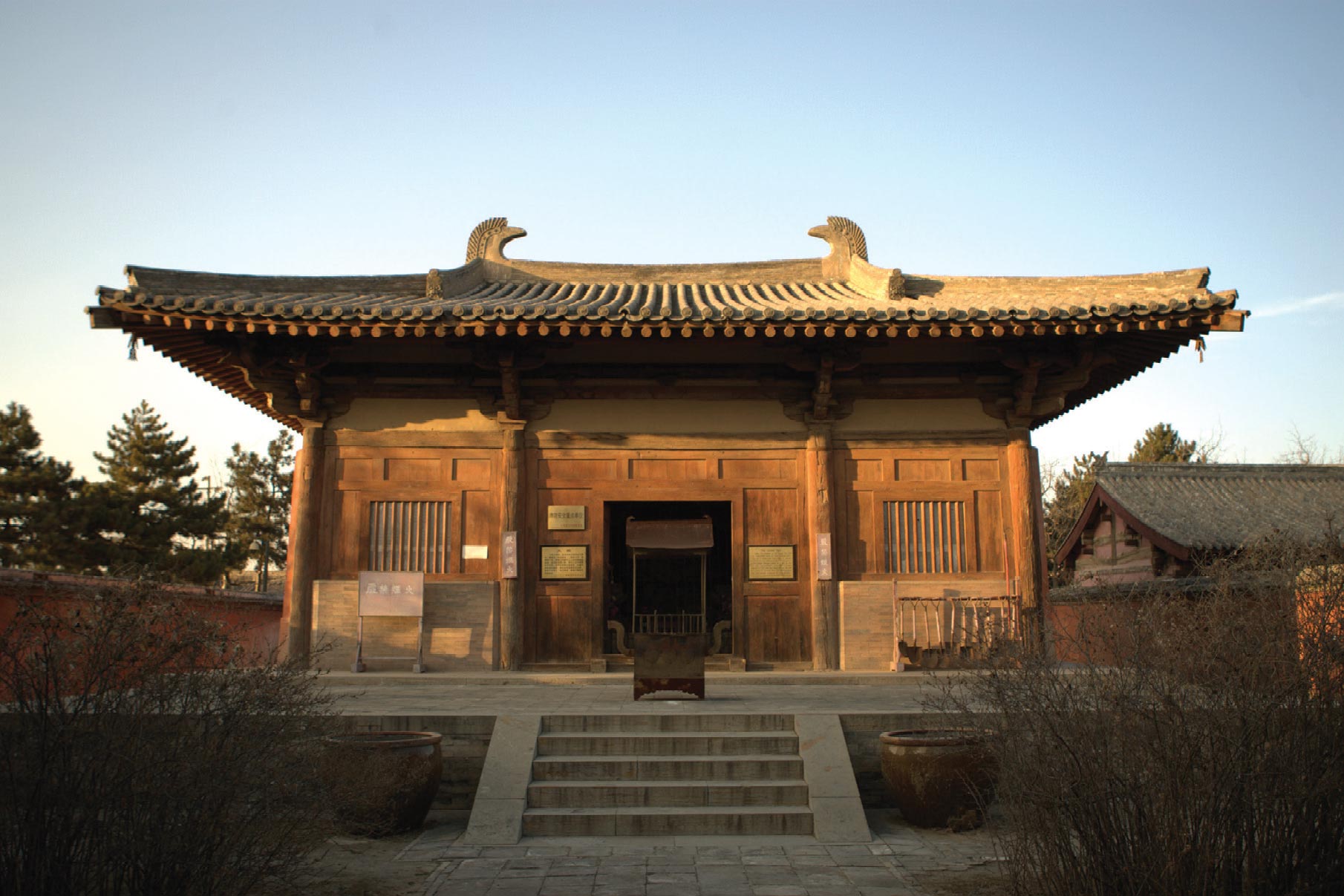 View of the main hall of Nanchansi
