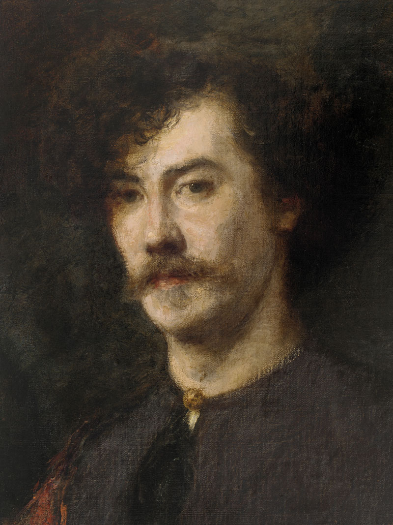 detail from portrait of whistler